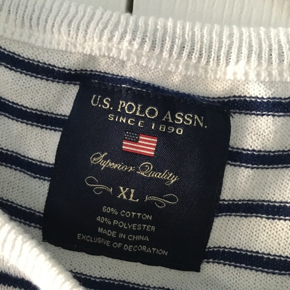 womens striped POLO sweater - Picture 3 of 6